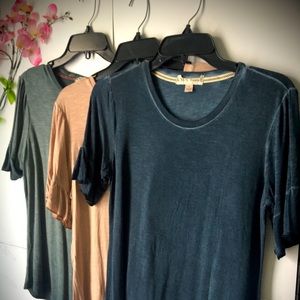 Ruffle sleeve t-shirts